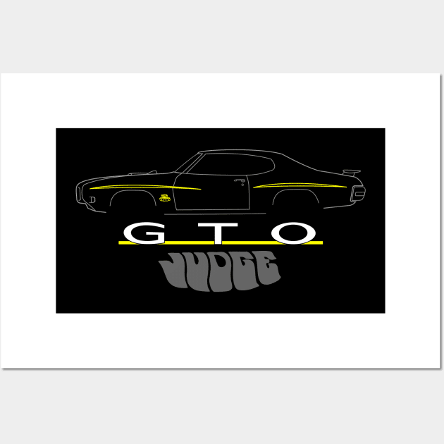 1970 GTO Judge Wall Art by earth angel